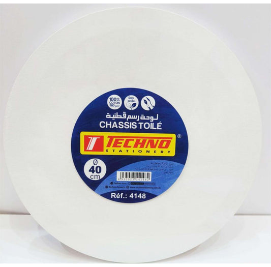 Techno Round Cotton Canvas (40 cm - 380g)