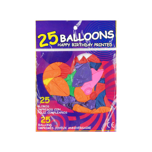 Balloons Mix Colour (Pack of 25)
