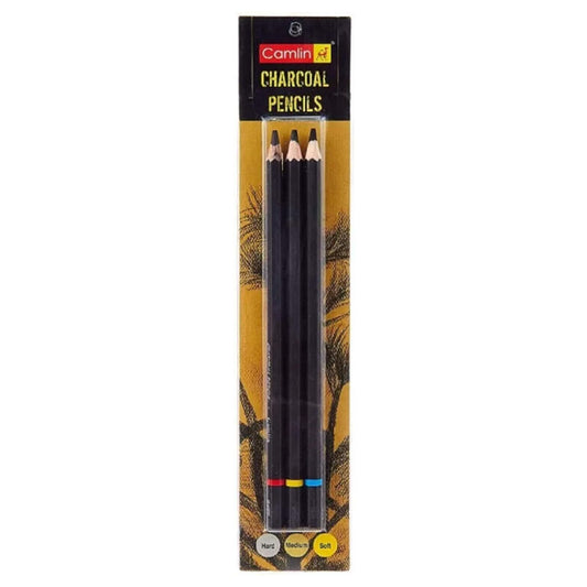 Camlin Charcoal Pencil (Set of 3)