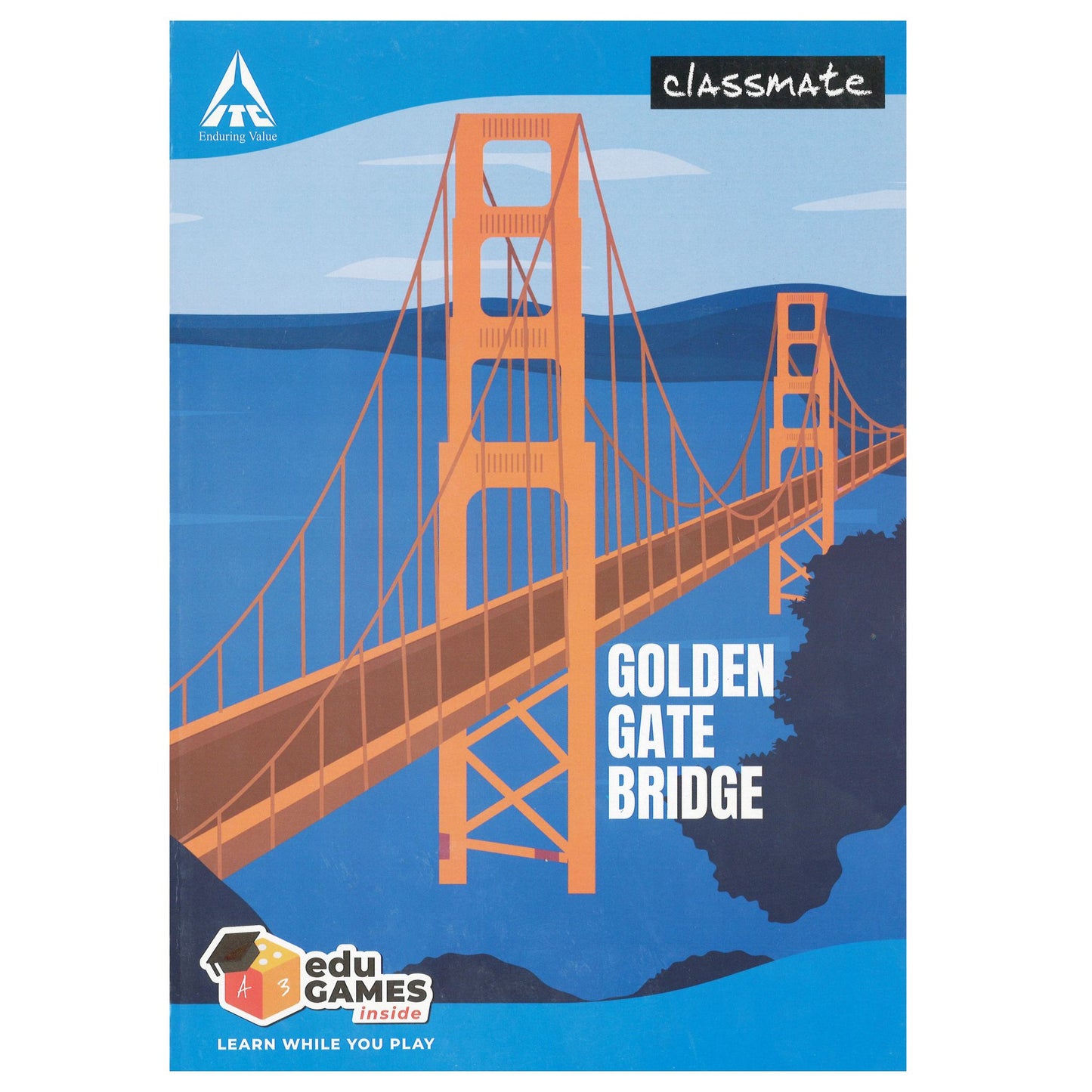 Classmate Notebook 160pg A4 Ruled Single Line (Hard cover)