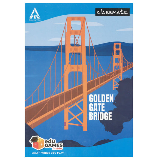 Classmate Notebook 160pg A4 Ruled Single Line (Hard cover)