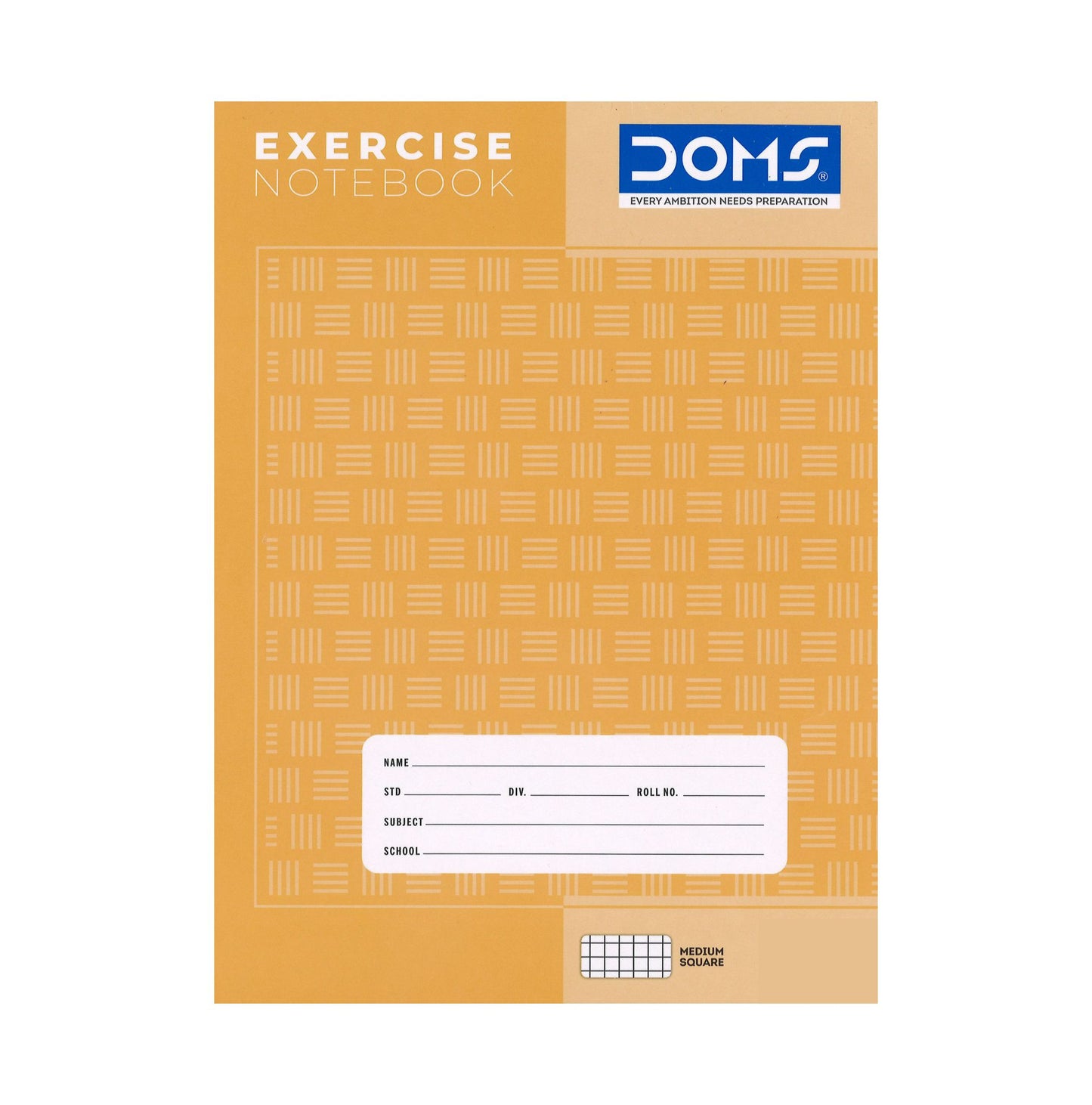 DOMS Notebook 172pg 24x18 15mm Square