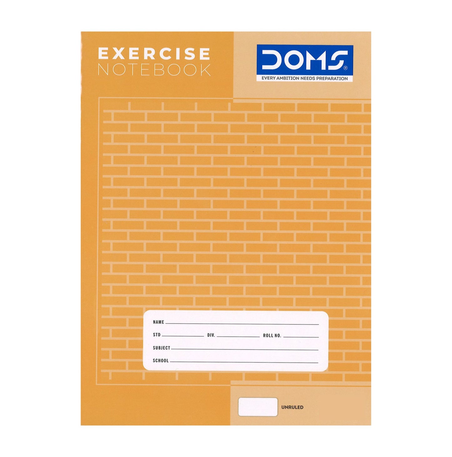 DOMS Notebook 172pg 24x18 Unruled
