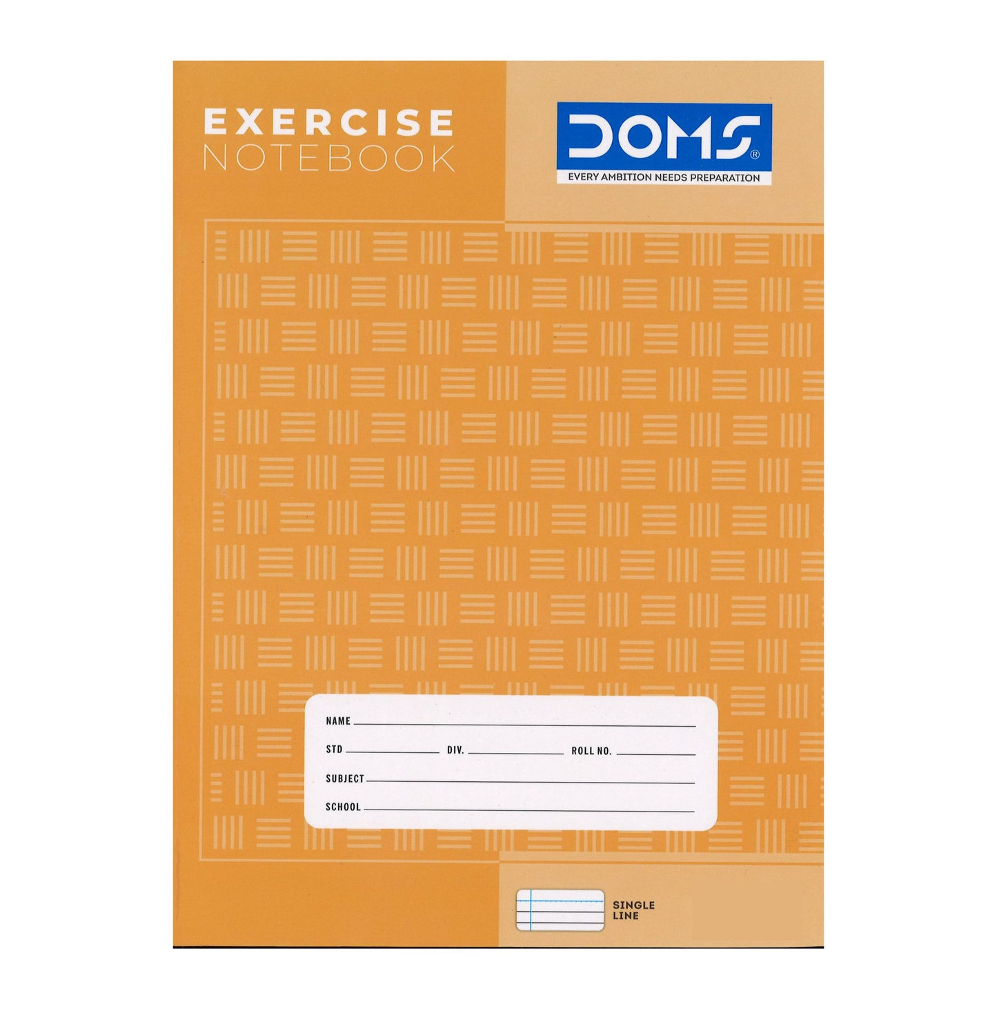 DOMS Notebook 172pg 24x18 Single Line