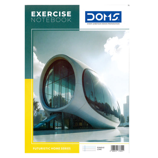 DOMS Notebook 200pg A4 Ruled Single Line