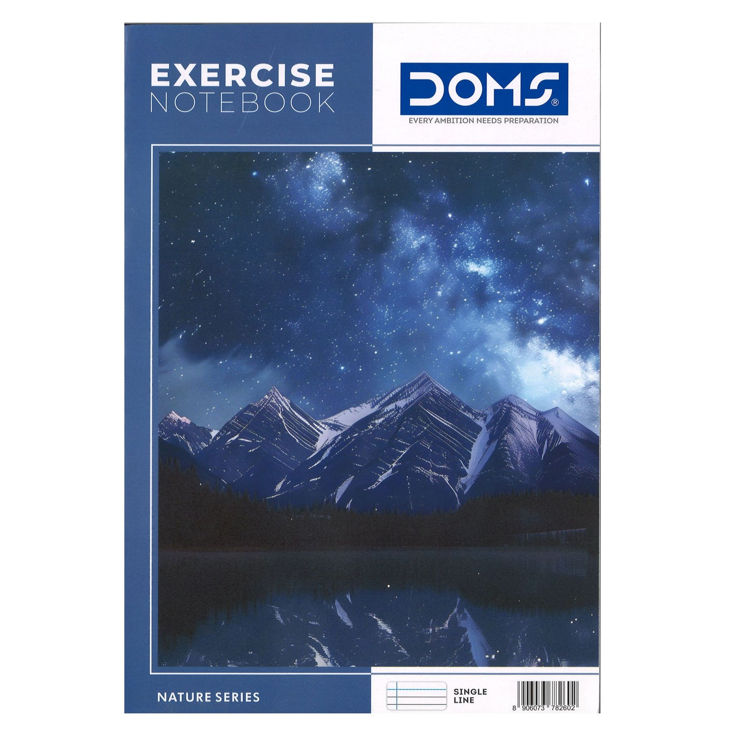 DOMS Notebook 240pg A4 Ruled Single Line
