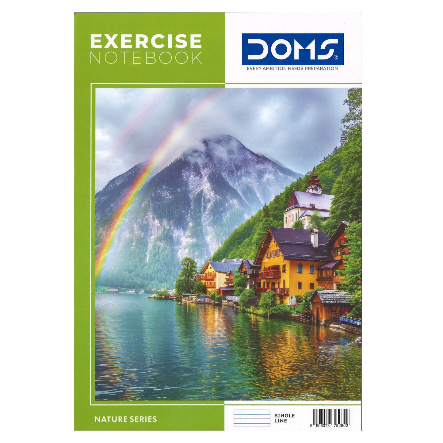 DOMS Notebook 240pg A4 Ruled Single Line