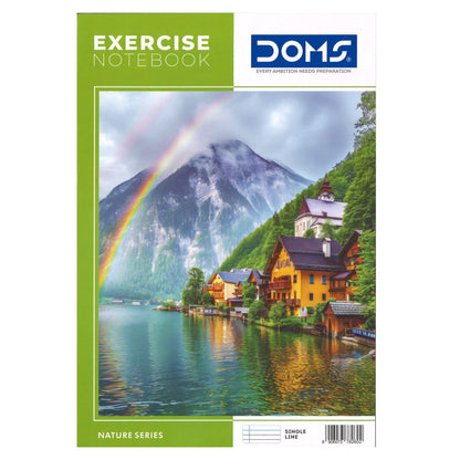 DOMS Notebook 240pg A4 Ruled Single Line