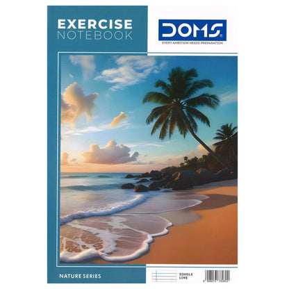 DOMS Notebook 240pg A4 Ruled Single Line