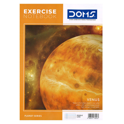 DOMS Notebook 400pg A4 Ruled Single Line
