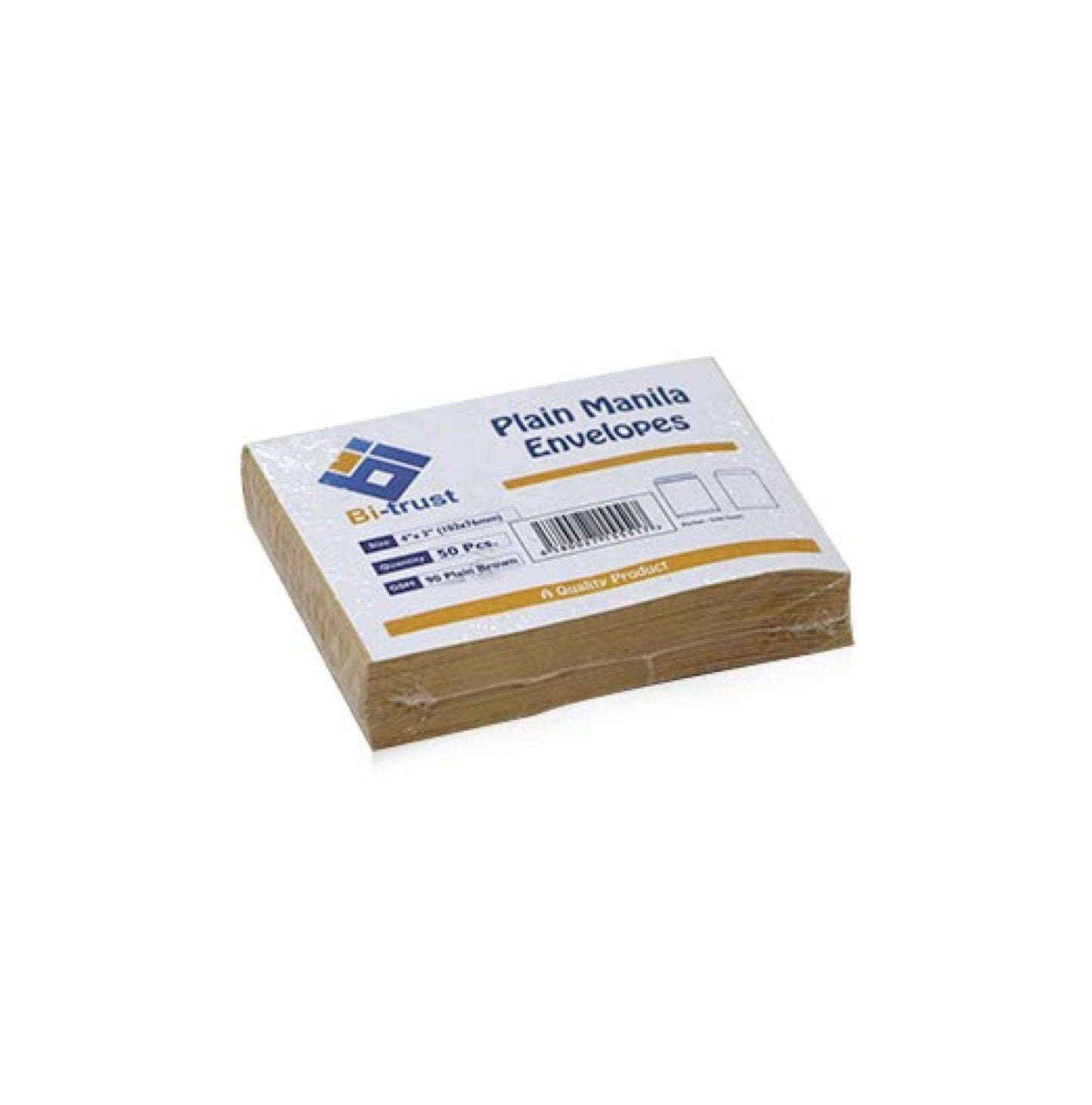 Envelope 102x76mm Brown (Pack of 50)