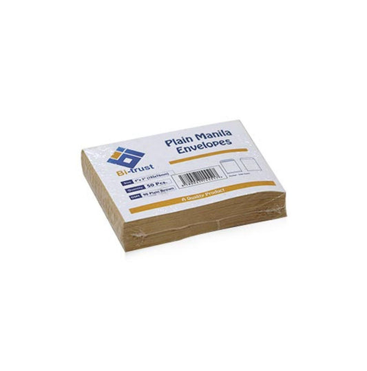 Envelope 102x76mm Brown (Pack of 50)