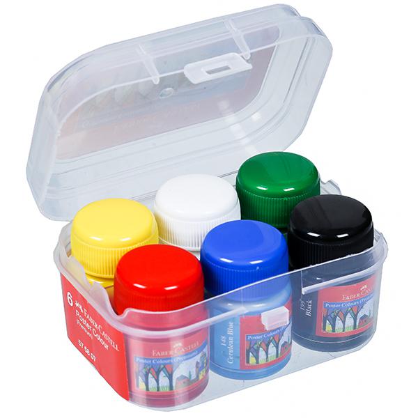 Faber-Castell Poster Colour Bottles (Set of 6)