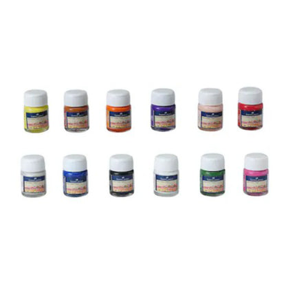 Faber-Castell Fabric/Acrylic Paint Bottles (Set of 12)