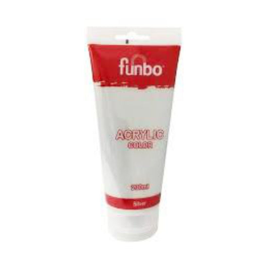 Funbo White Acrylic Tube 200ml