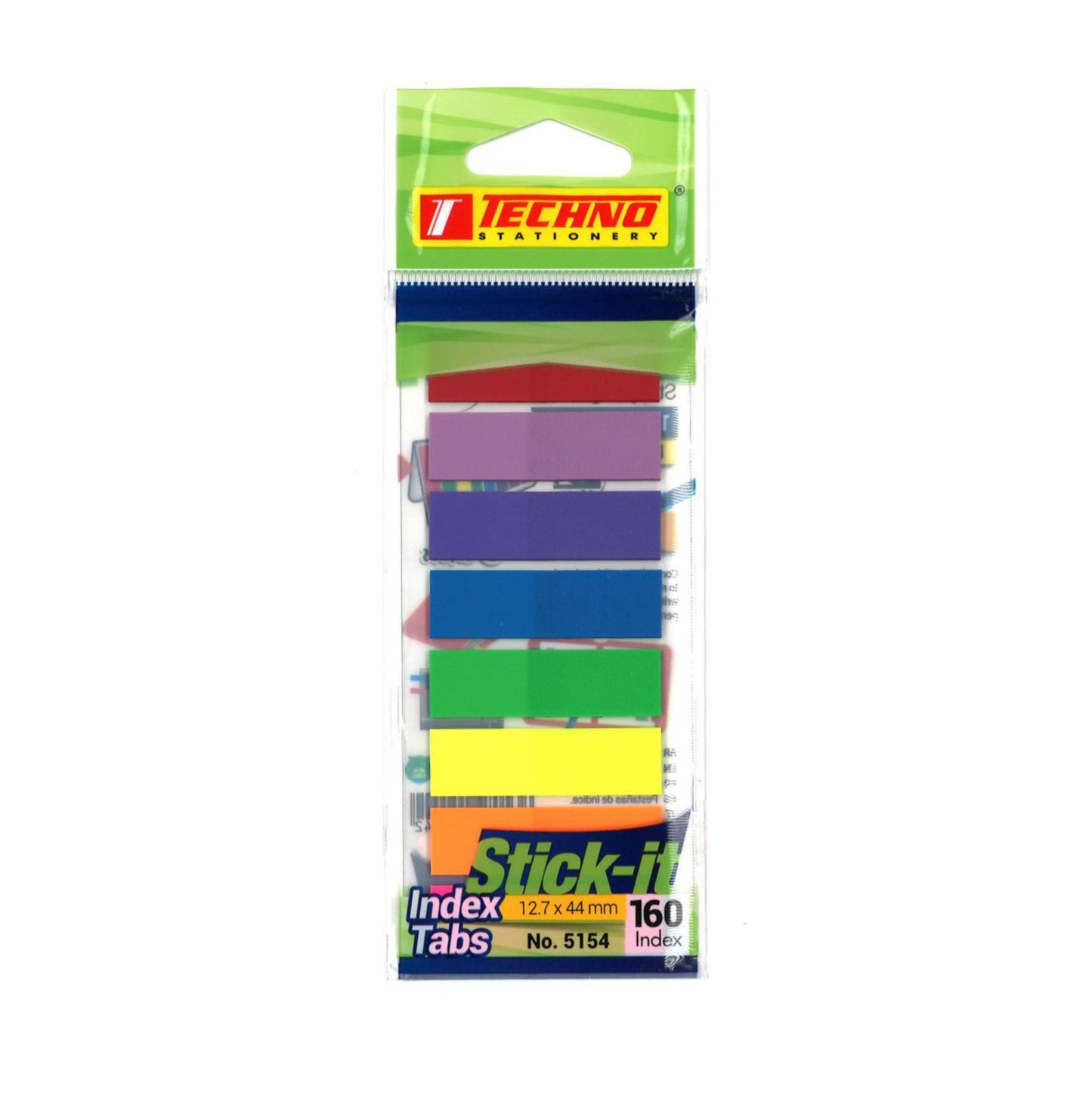 Techno Index tabsfFlag 8 color flag (5154)