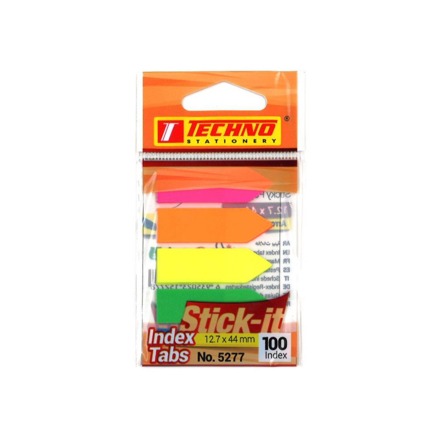 Techno Index tabs arrow 5 color (5277)