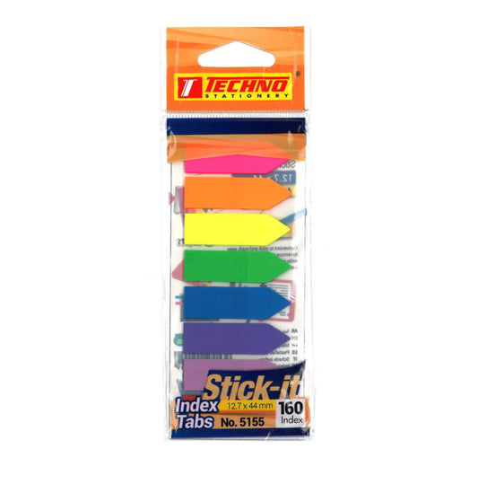 Techno Index tabs arrow 8 color (5155)