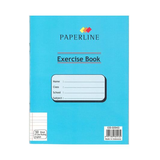 Paperline Notebook 100pg 4 Line