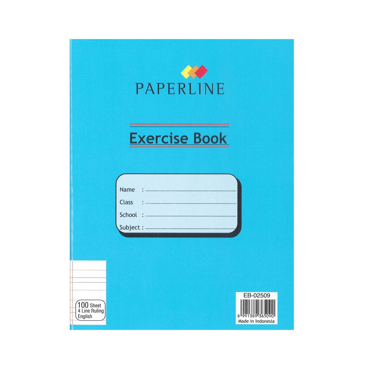 Paperline Notebook 200pg 4 Line