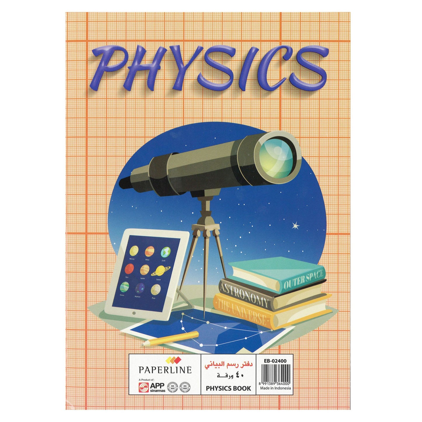Paperline Graph Book A4