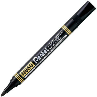 Pentel Permanent Marker Round tip Black