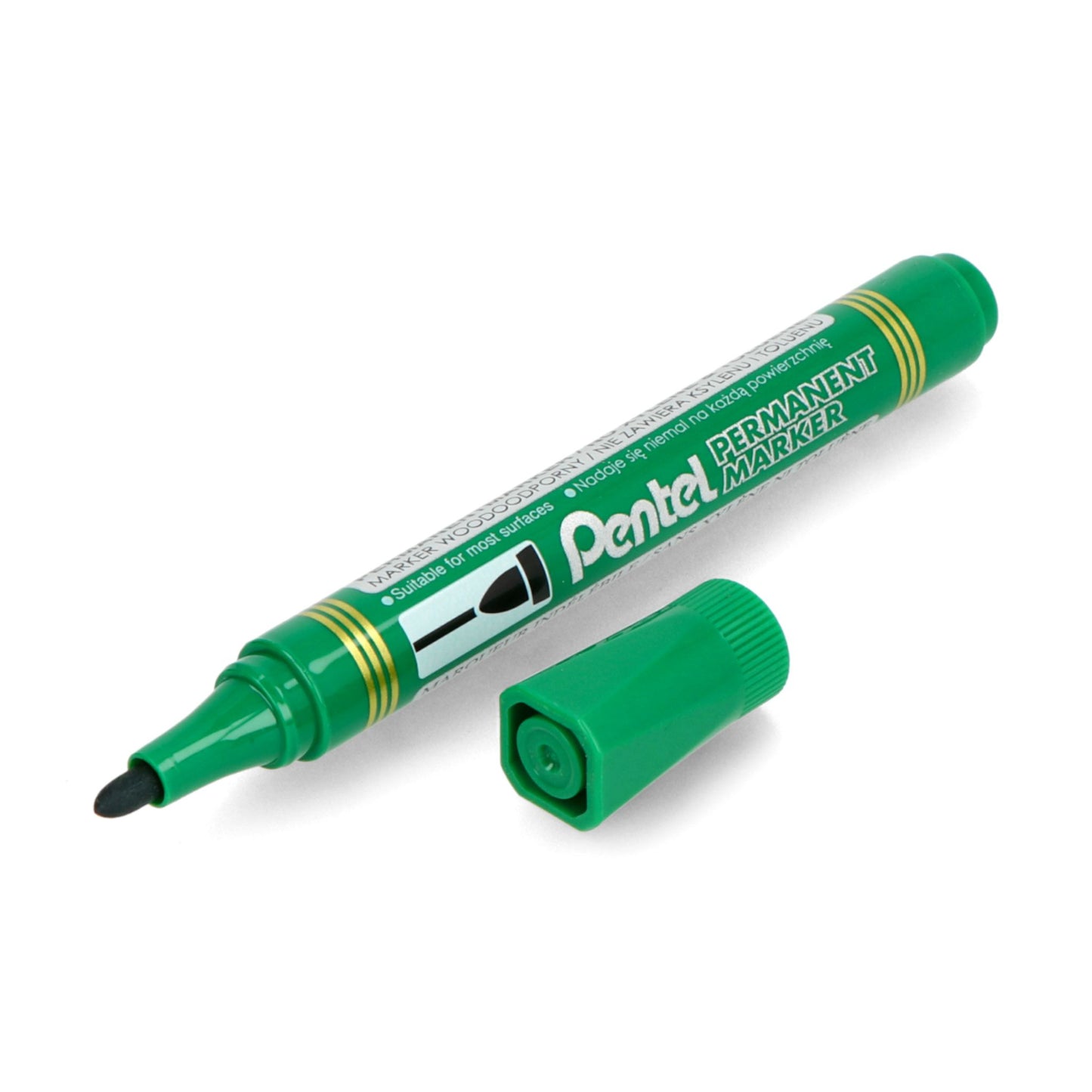 Pentel Permanent Marker Round tip Green