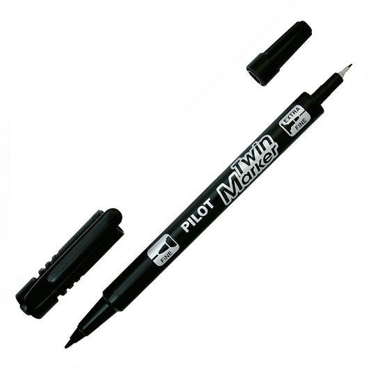 Pilot Twin Marker Black