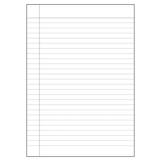 A4 Ruled Paper Double Side (25 sheets)