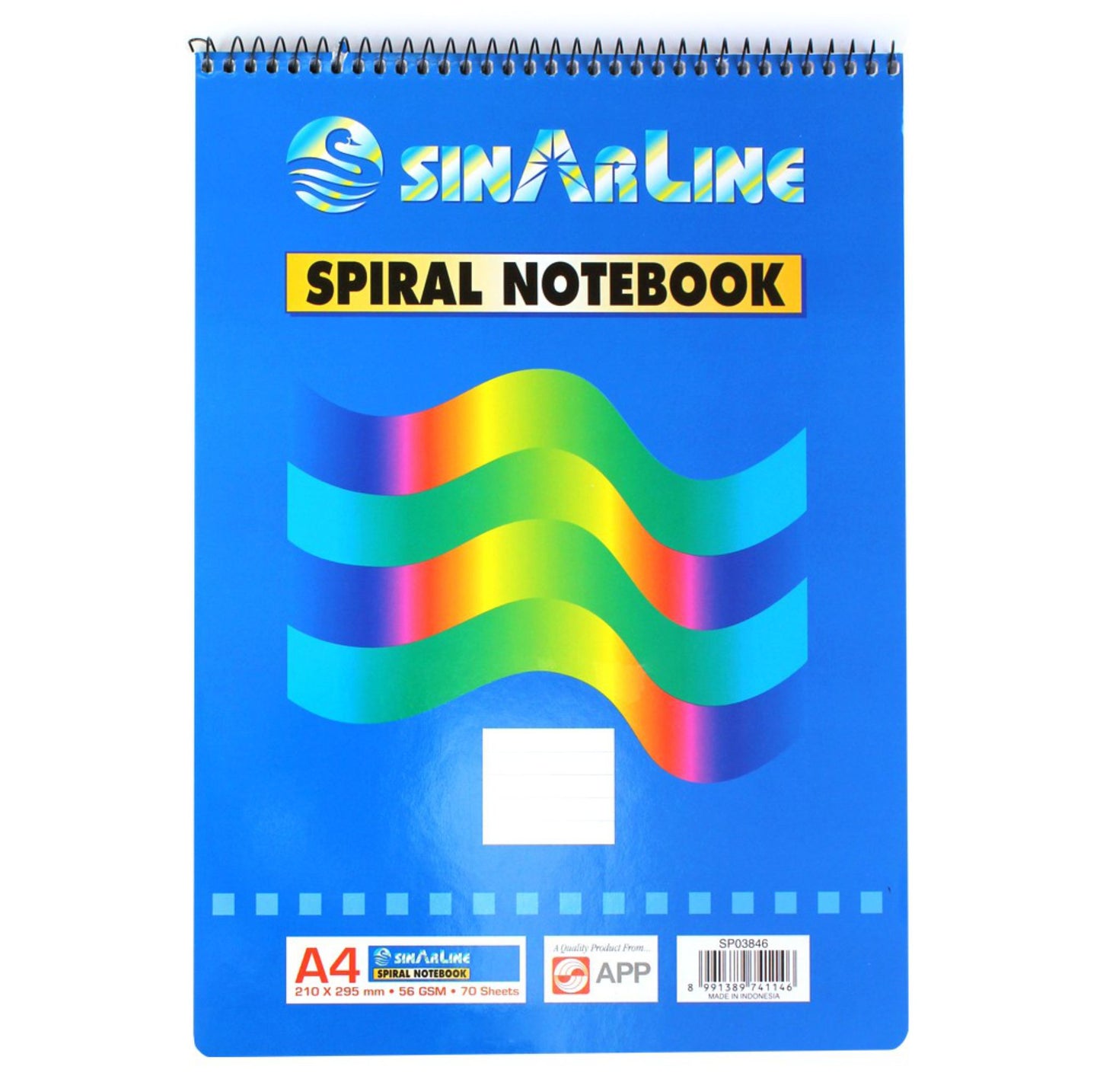 Sinarline Spiral Notebook A4 Top
