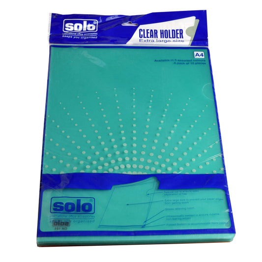 Solo L-Shape Folder (Pack of 10) - Green