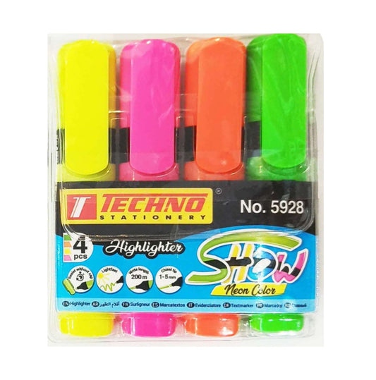 Techno Highlighter (Set of 4) 5928