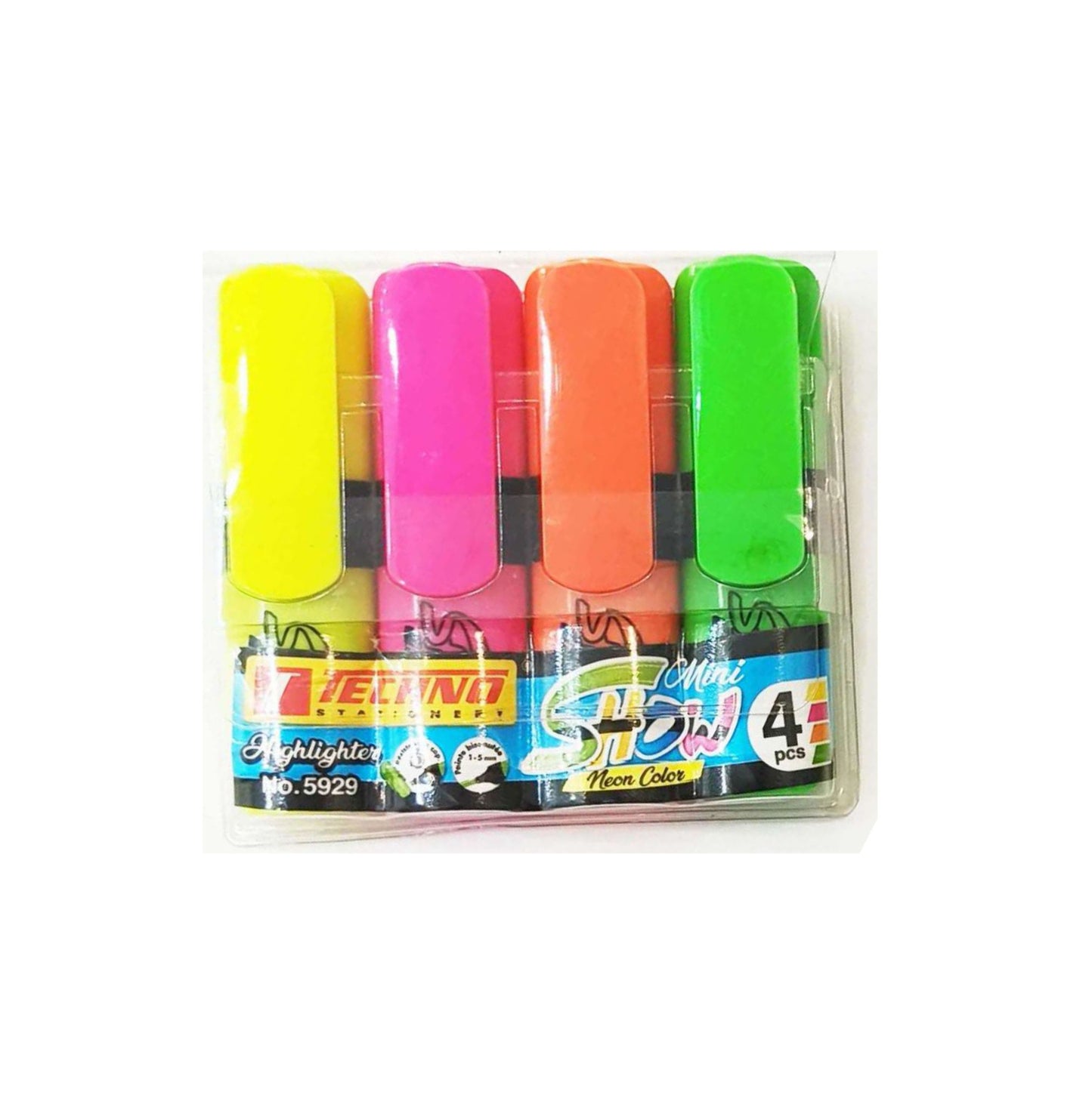 Techno Highlighter Mini (Set of 4) 5929