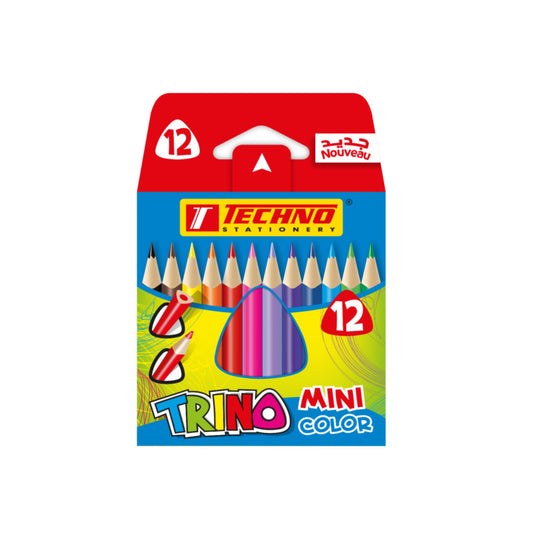 Techno Colour Pencils 12 Mini (5294)