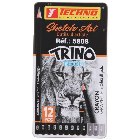 Techno Trino 5808 Sketch Art Pencil (12)