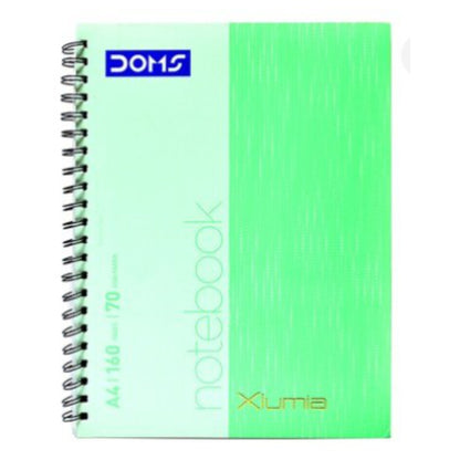 DOMS Xlumia A4 Spiral Notebook 160pg