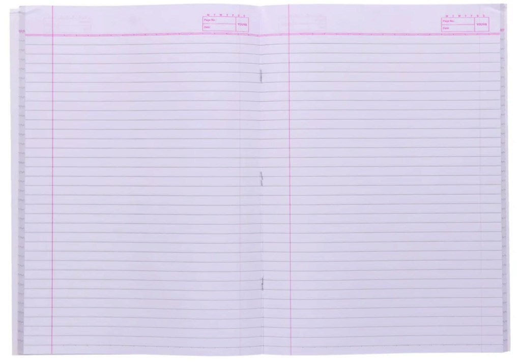 Youva Notebook 228pg A4 Ruled Single Line