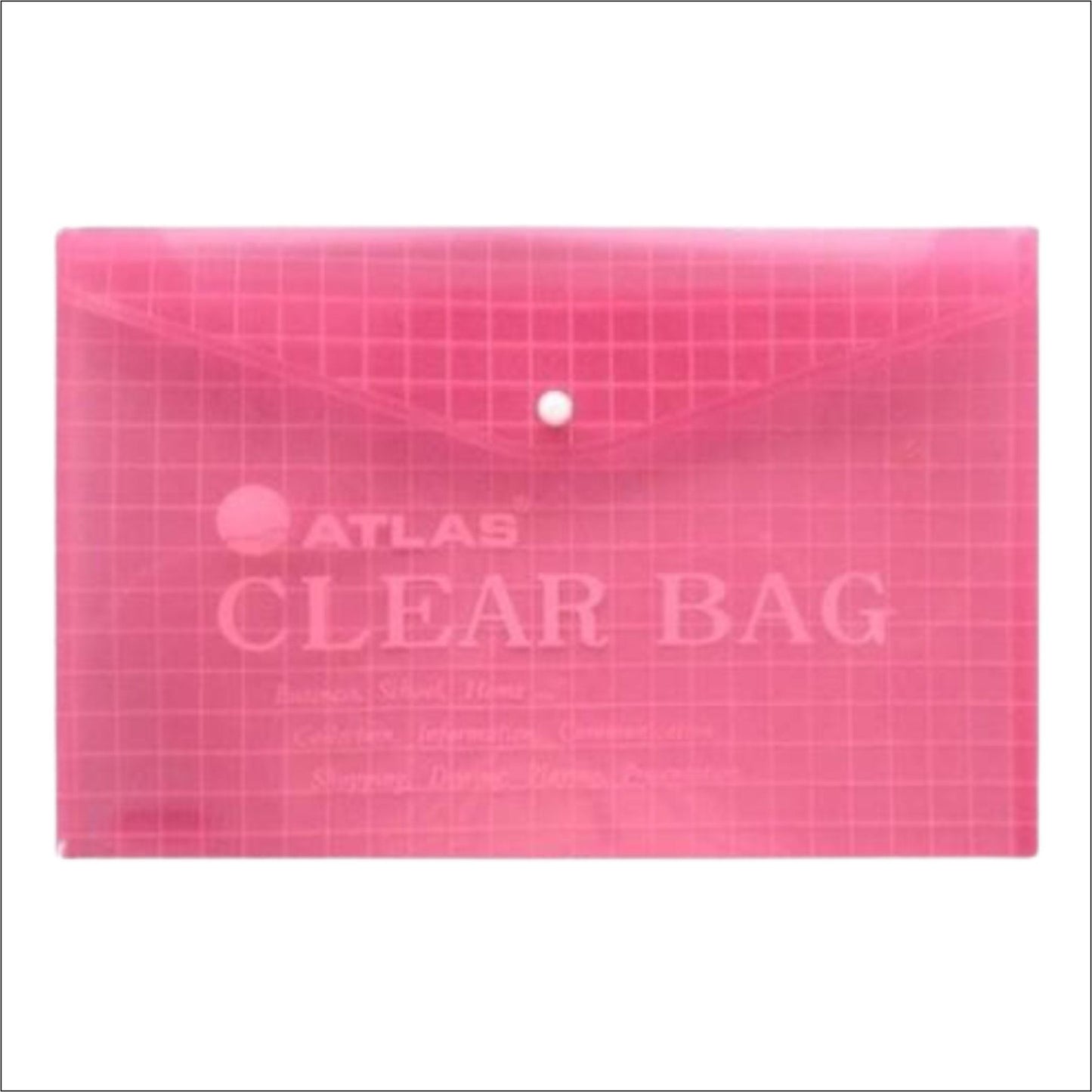 Atlas My Clear Bag - Pink