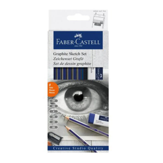 Faber-Castell Graphite Sketch Set (8)