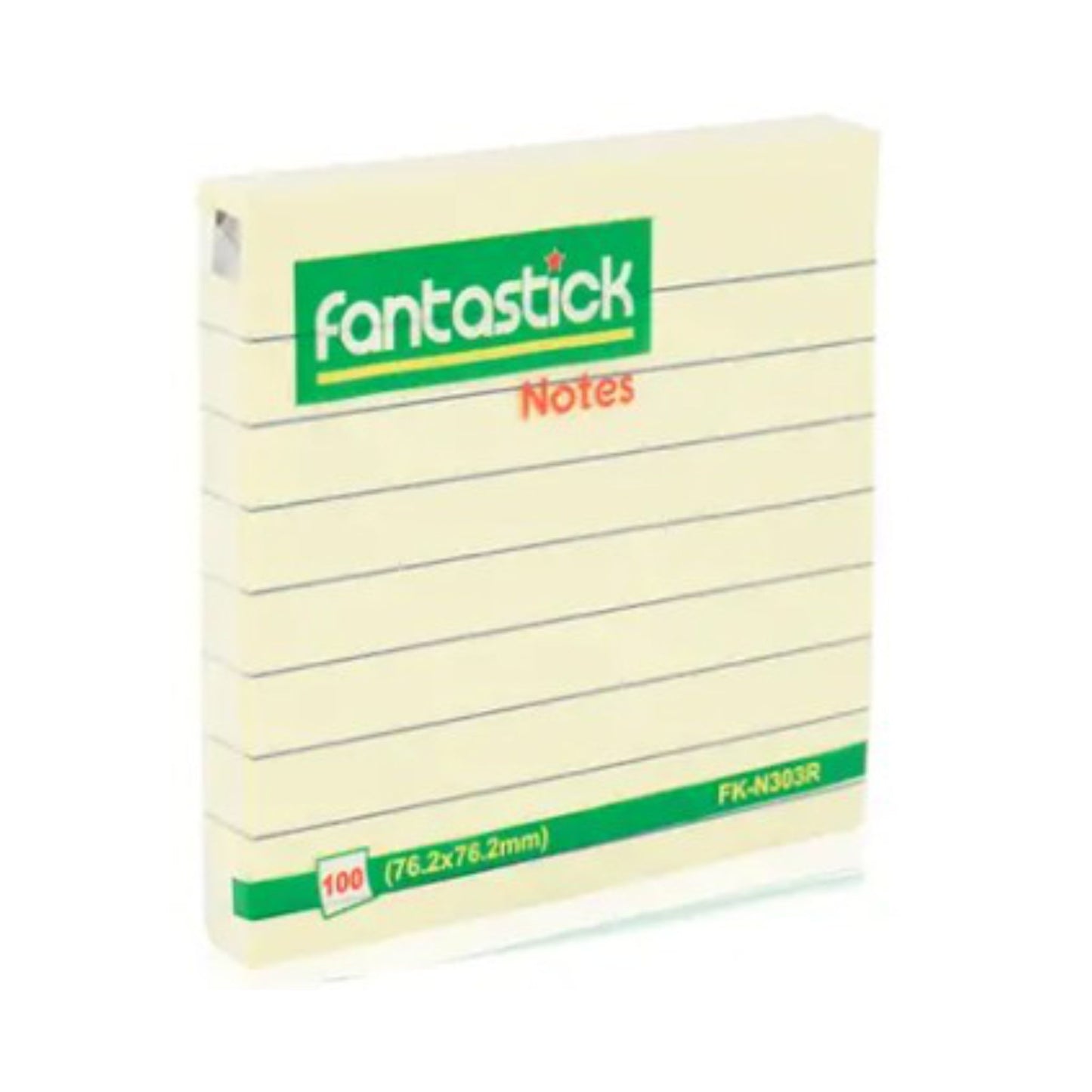 Fantastick Sticky Notes 76.2x76.2mm with lines