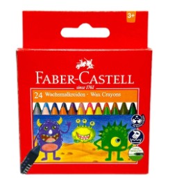 Faber-Castell Wax Crayons (24)