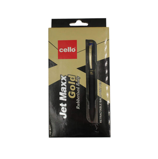 Cello Jet Maxx Gold - Blue Ball Pen