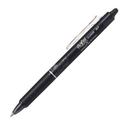 Pilot Frixion Erasable Ball Pen 0.7 Black