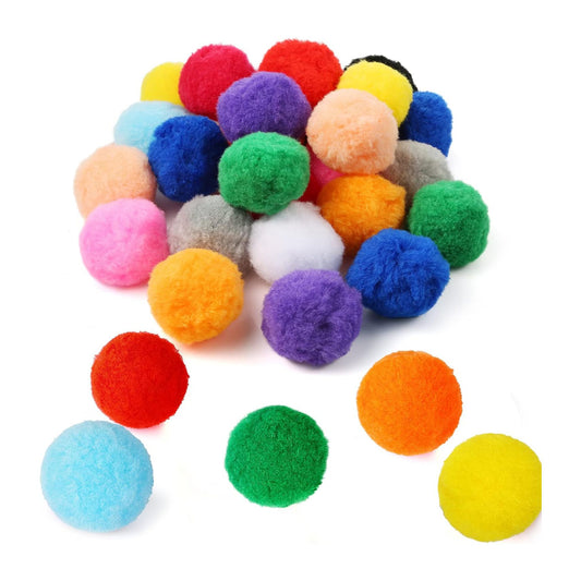 Pom Pom balls Coloured