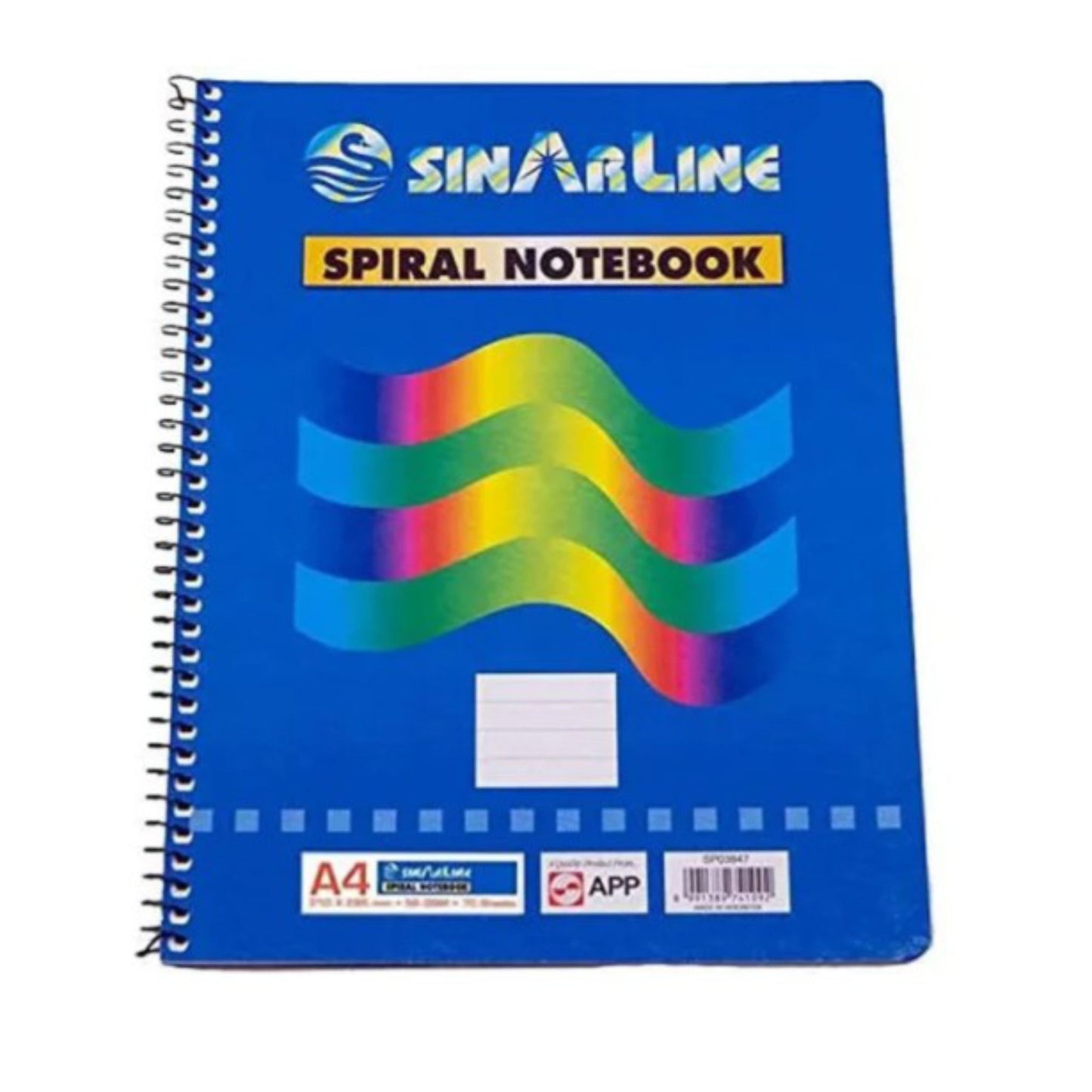 Sinarline Spiral Notebook A4 Side